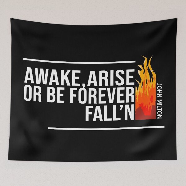 Item preview, John Milton Quote designed and sold by Wordshop.