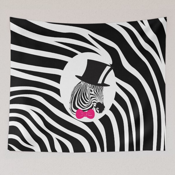 Item preview, Fashion Zebra Hipster Illustration designed and sold by TastefulDesigns.