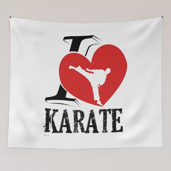 Item preview, i love karate japanese martial art designed and sold by lu2k.