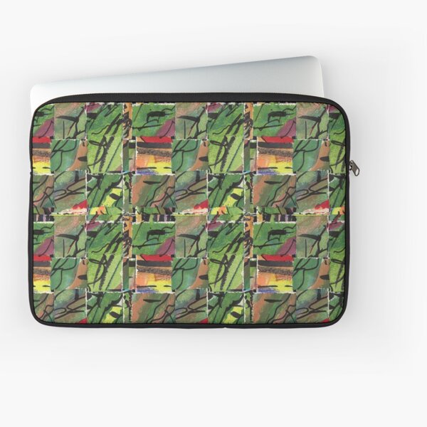 Woven Apple Green Laptop Sleeve