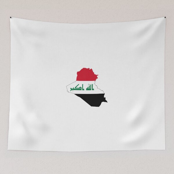 Item preview, Flag Map of Iraq  designed and sold by abbeyz71.