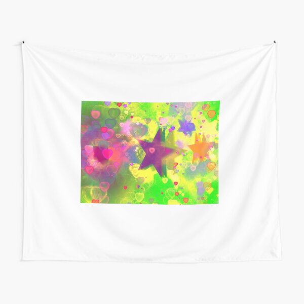 Hearts And Stars Tapestry