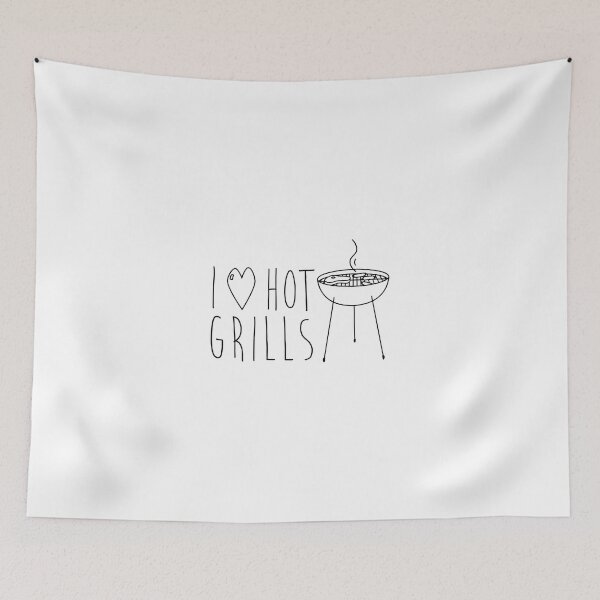 Item preview, I ♥ Hot Grills designed and sold by Plego.