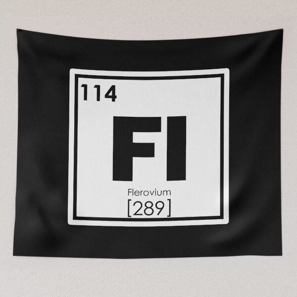 Item preview, Flerovium chemical element designed and sold by tony4urban.