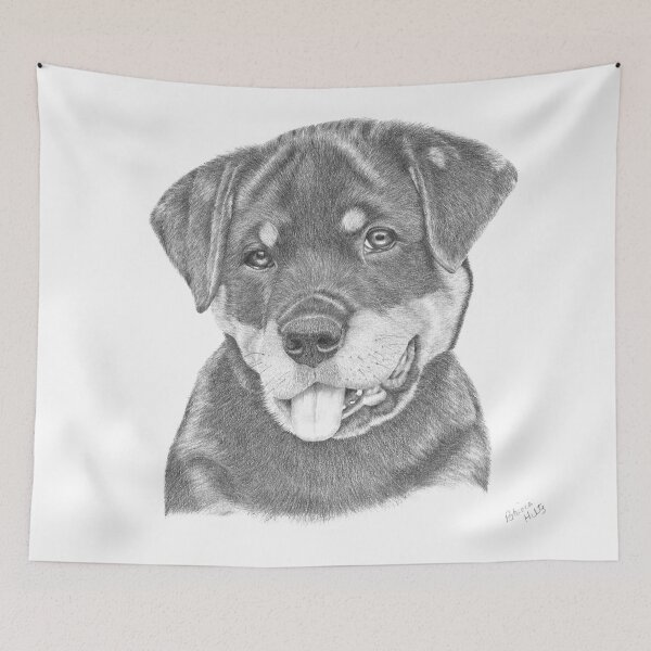 Item preview, Rottweiler Puppy-Chloe designed and sold by PatriciaHiltz.