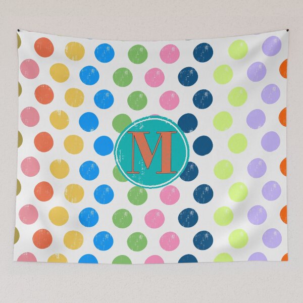 Item preview, Polka Dot M designed and sold by MonogramMonkey.