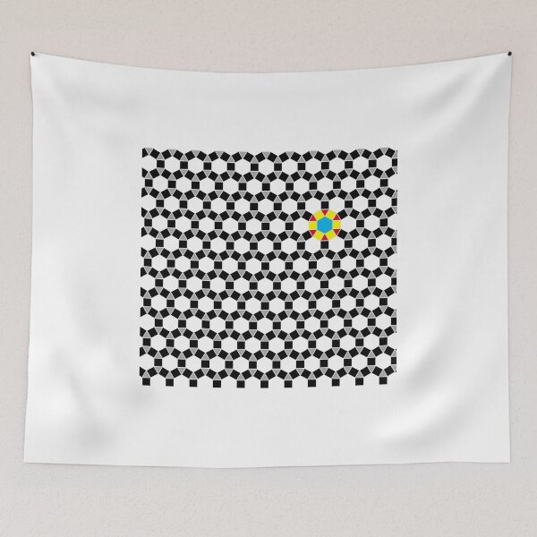 Item preview, Black & White Tessellation Pattern designed and sold by funmaths.