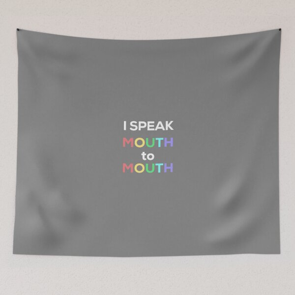 Item preview, I Speak Mouth to Mouth designed and sold by GhostMop.