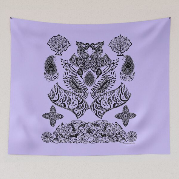 Item preview, Intricate Indian Inspired Line Art designed and sold by Greenbaby.
