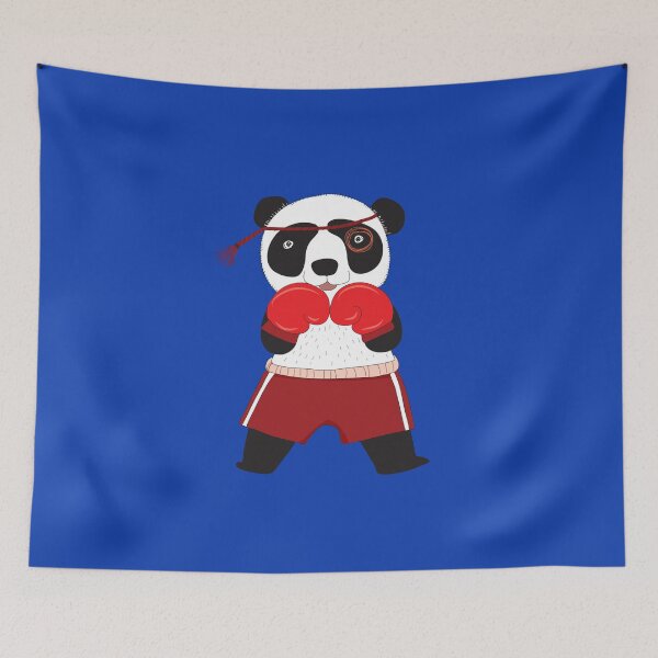 Item preview, Cartoon Animals Fighting Boxing Panda Bear designed and sold by peacockcards.