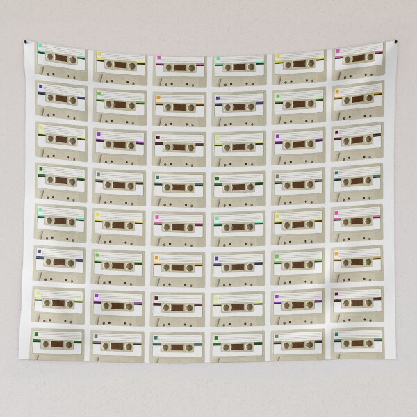 Item preview, Retro Cassette Tape Print designed and sold by siankjellberg.