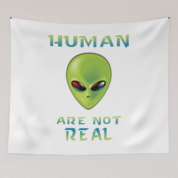 Item preview, Human are not real UFO alien xfiles designed and sold by teesforme.