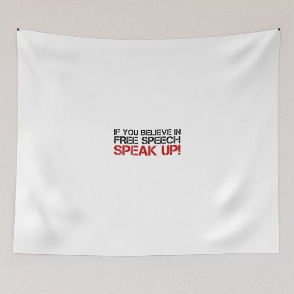 Item preview, Free Speech Freedom Political Liberty designed and sold by Sid3walk Art.