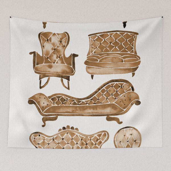 Item preview, Victorian Lounge – Sepia Palette designed and sold by Cat Coquillette.