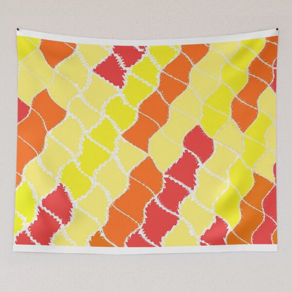 Item preview, Sun Glints Wrap - Red, Yellow, Orange designed and sold by Julia Woodman.