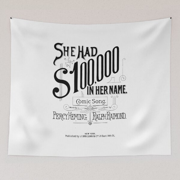 Item preview, She Had $100,000 In Her Name designed and sold by rejon.