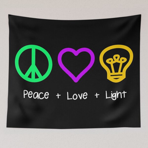 Item preview, Peace, Love, and Light designed and sold by iconoklast.