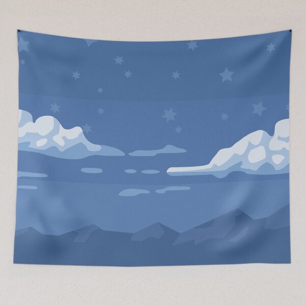 Item preview, Night in the Mountains designed and sold by junior-my.