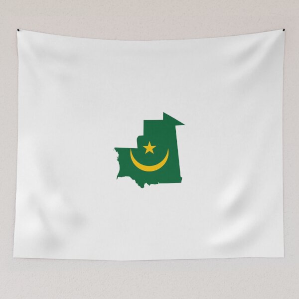Item preview, Flag Map of Mauritania  designed and sold by abbeyz71.