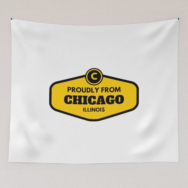 Aperçu de l'œuvre Fièrement de Chicago Illinois créée et vendue par flylikeakiwinz.