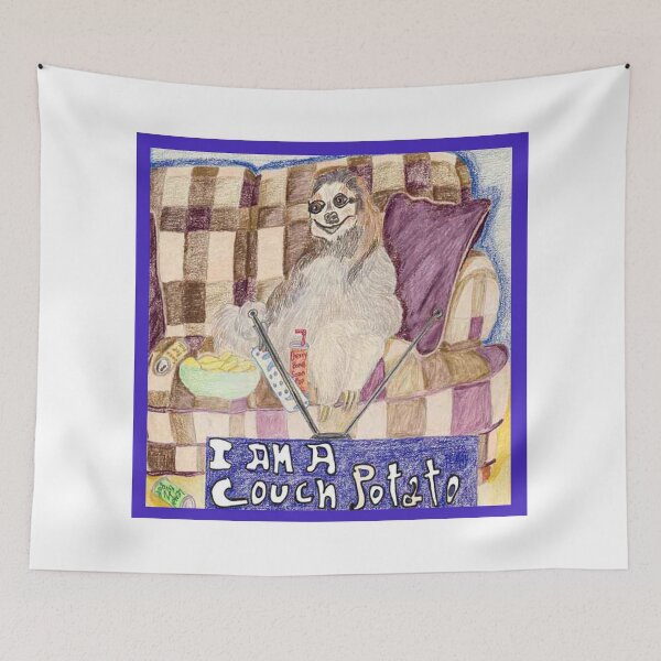 Item preview, I Am A Couch Potato designed and sold by pinkyjainpan.