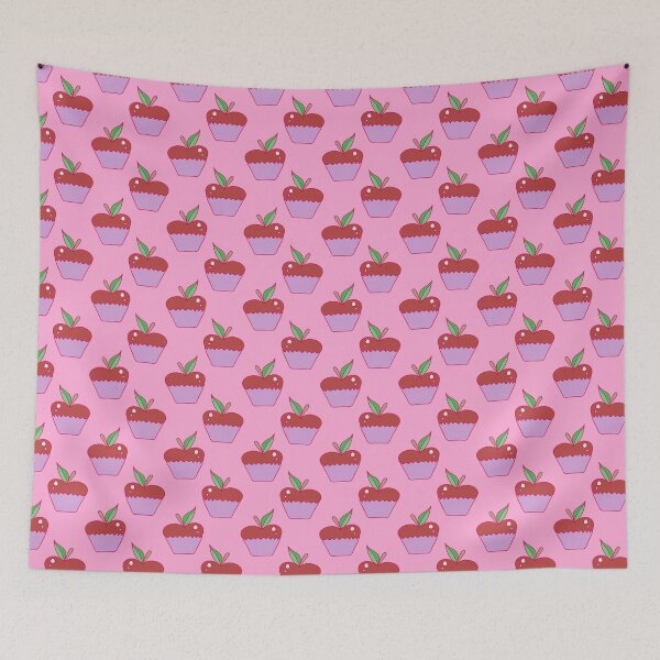 Item preview, Apple Cupcake Pink Pattern designed and sold by SaradaBoru.