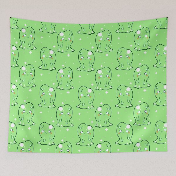 Item preview, Cute Green Slime Pattern designed and sold by SaradaBoru.