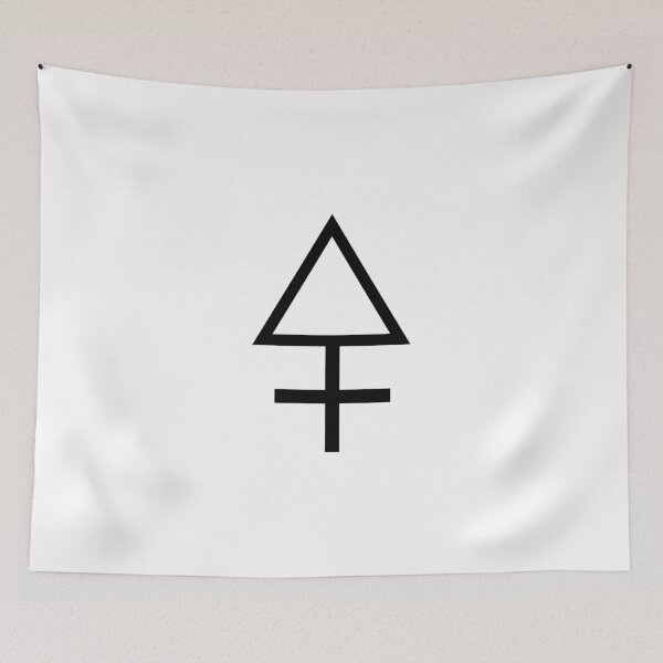 Item preview, Alchemical symbol: sulphur (soul) designed and sold by JoAnnFineArt.