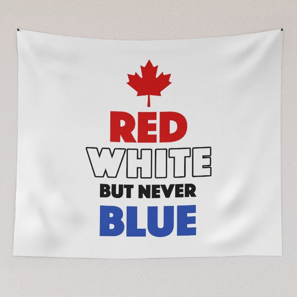 Item preview, Red White But Never Blue T-Shirt designed and sold by Yipptee Shirts.