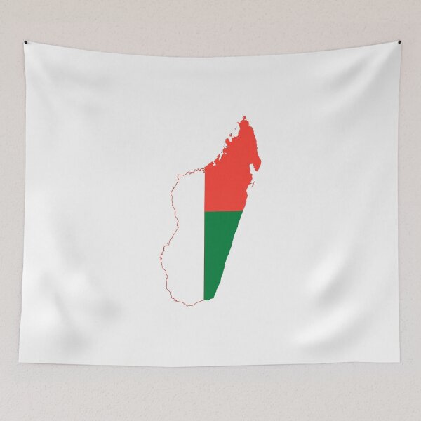 Item preview, Flag Map of Madagascar  designed and sold by abbeyz71.