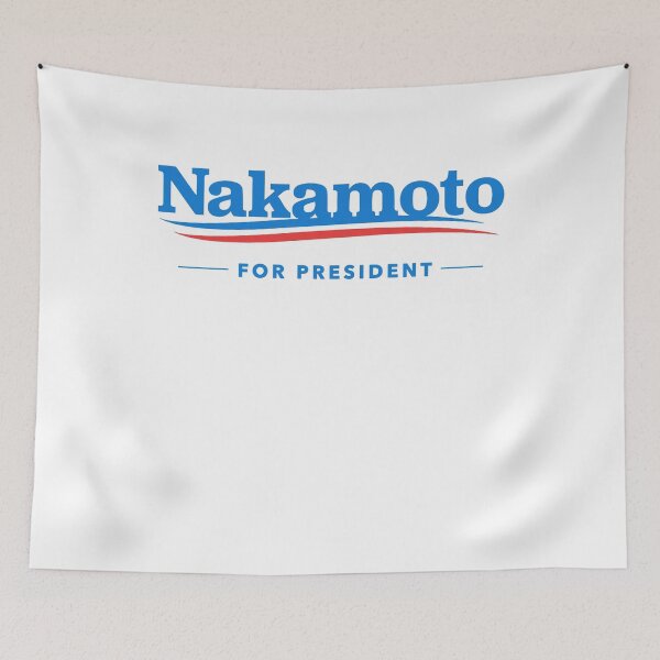 Item preview, Nakamoto for President designed and sold by Yipptee Shirts.