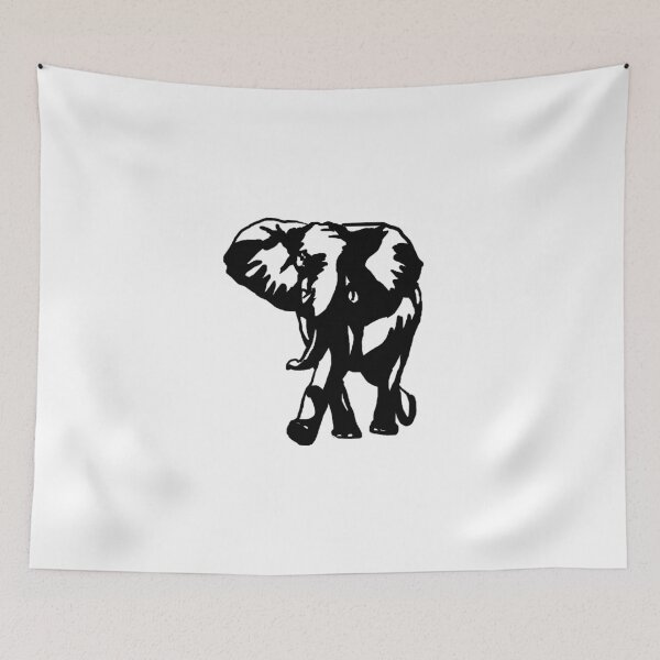 Item preview, elephant-white designed and sold by SmoothSketcher.