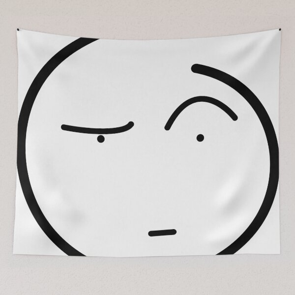 Item preview, smiley - skeptical designed and sold by printgedoens.