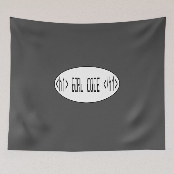 Item preview, Girl Code designed and sold by Amanda Vontobel Photography/Random Fandom Stuff.