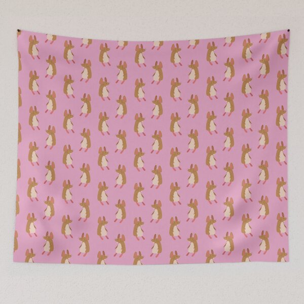 Item preview, Brown Mouse Pink Pattern designed and sold by SaradaBoru.