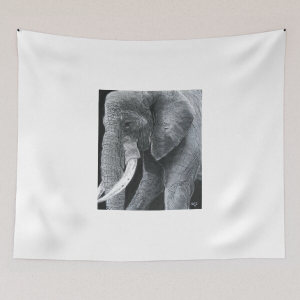 Item preview, "The Watchful Pachyderm" designed and sold by Wendy Sinclair.