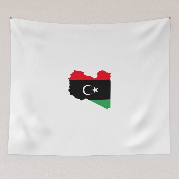 Item preview, Flag Map of Libya  designed and sold by abbeyz71.