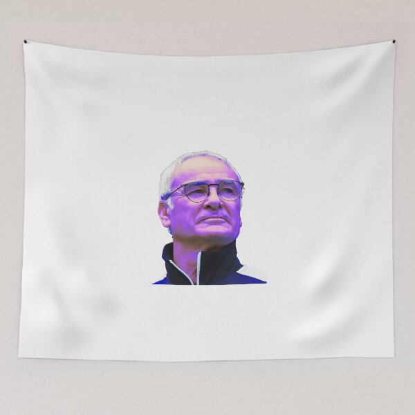 Item preview, Claudio Ranieri Leicester City Manager Blue designed and sold by RighteousOnix.