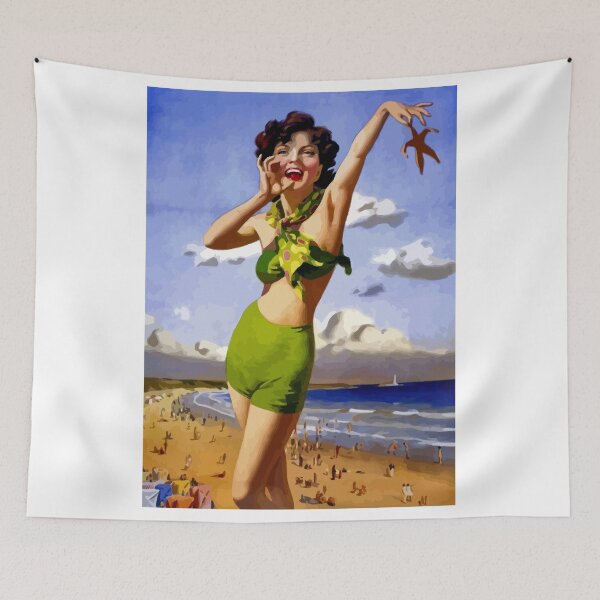 Item preview, Hello there bathing beauty! (retro vintage pin up) designed and sold by aapshop.