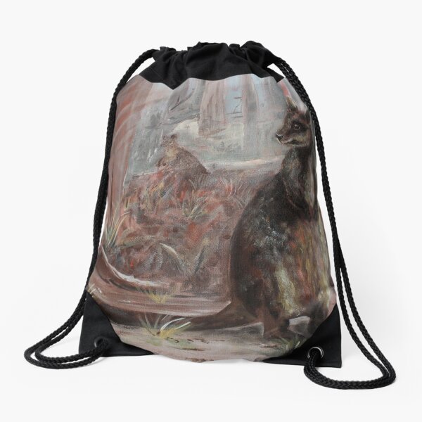 On the Wallaby Track Again. Drawstring Bag