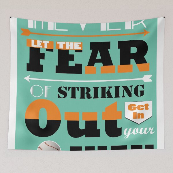 Item preview, Never let the fear of striking out get in your way. designed and sold by creativeideaz.