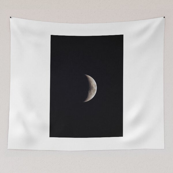 Item preview, Quarter Moon close up pattern and image designed and sold by emergentdesigns.