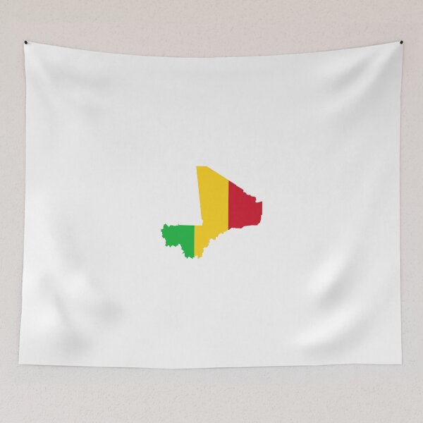 Item preview, Flag Map of Mali  designed and sold by abbeyz71.
