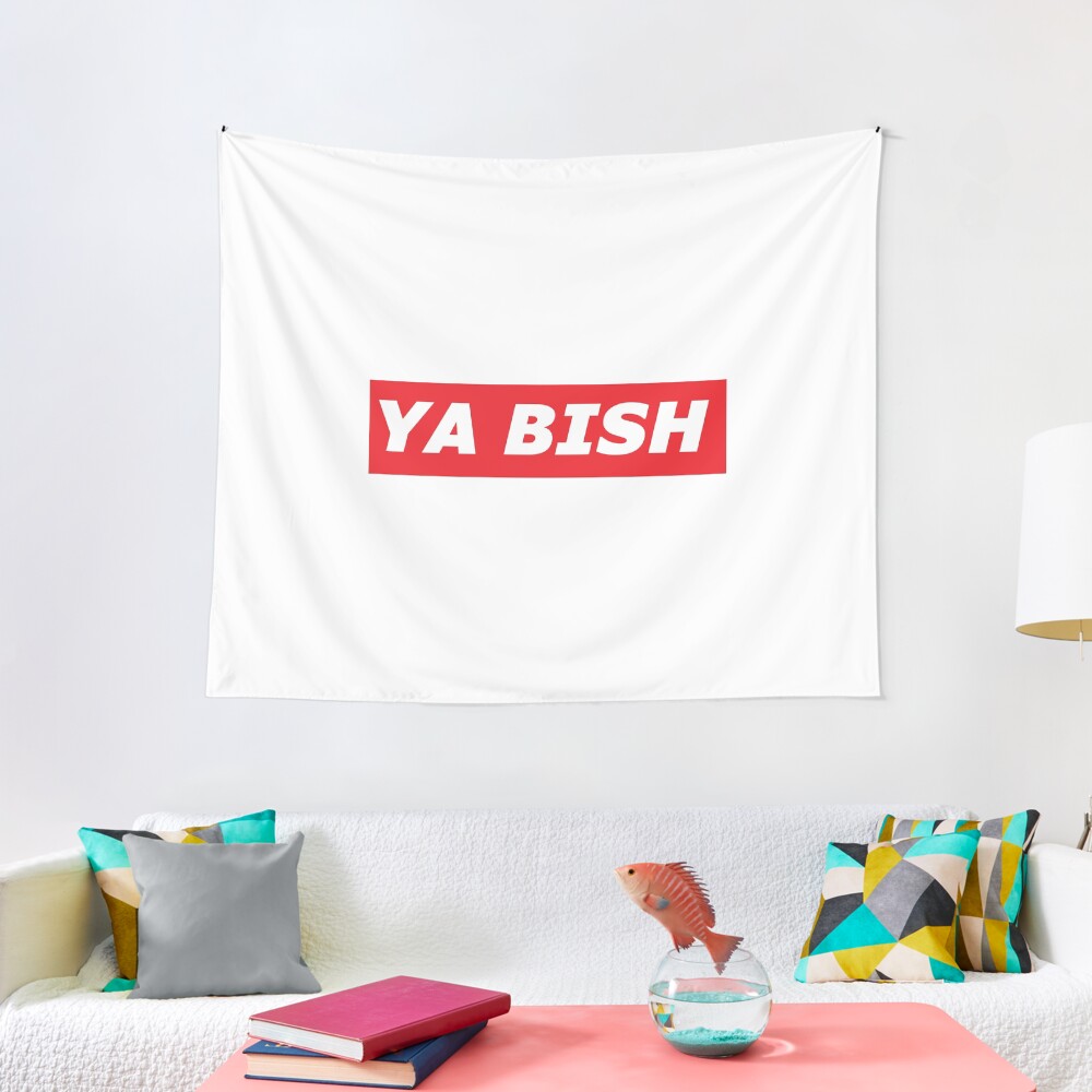 "YA BISH Money Trees Lyrics" Tapestry by itsyaboyalex Redbubble