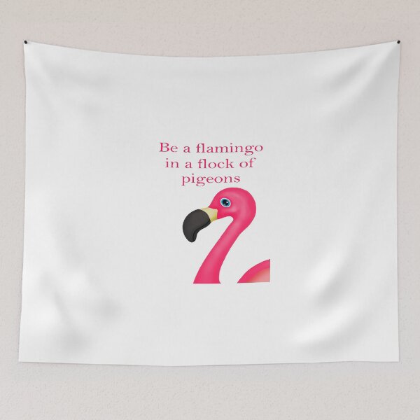 Item preview, Be a Flamingo in a Flock of Penguins designed and sold by BeachBumFamily.