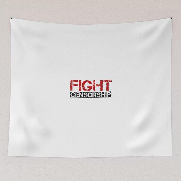 Item preview, Fight Censorship Free Speech Liberty Freedom Politcal designed and sold by Sid3walk Art.