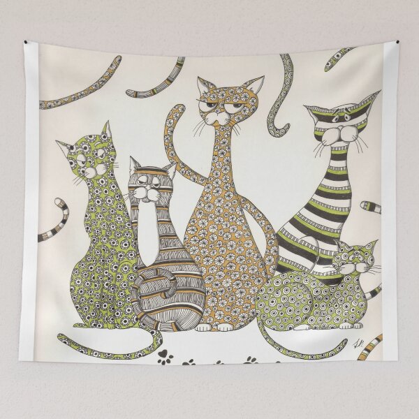 Item preview, That crazy cat gang designed and sold by sanyijudit.