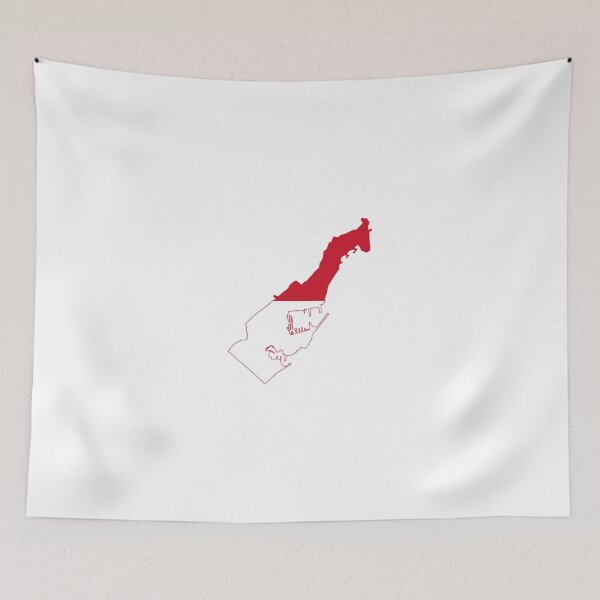 Item preview, Flag Map of Monaco  designed and sold by abbeyz71.