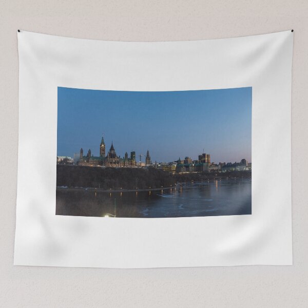 Item preview, Canada's Capital city at night fall designed and sold by Josef Pittner.