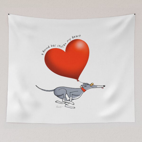 Item preview, Stolen Heart - blue hound designed and sold by RichSkipworth.